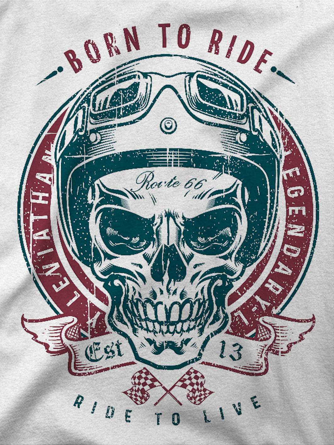 Playera Born to Ride